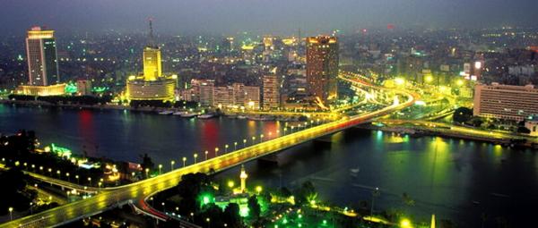 Nile in Cairo at Night